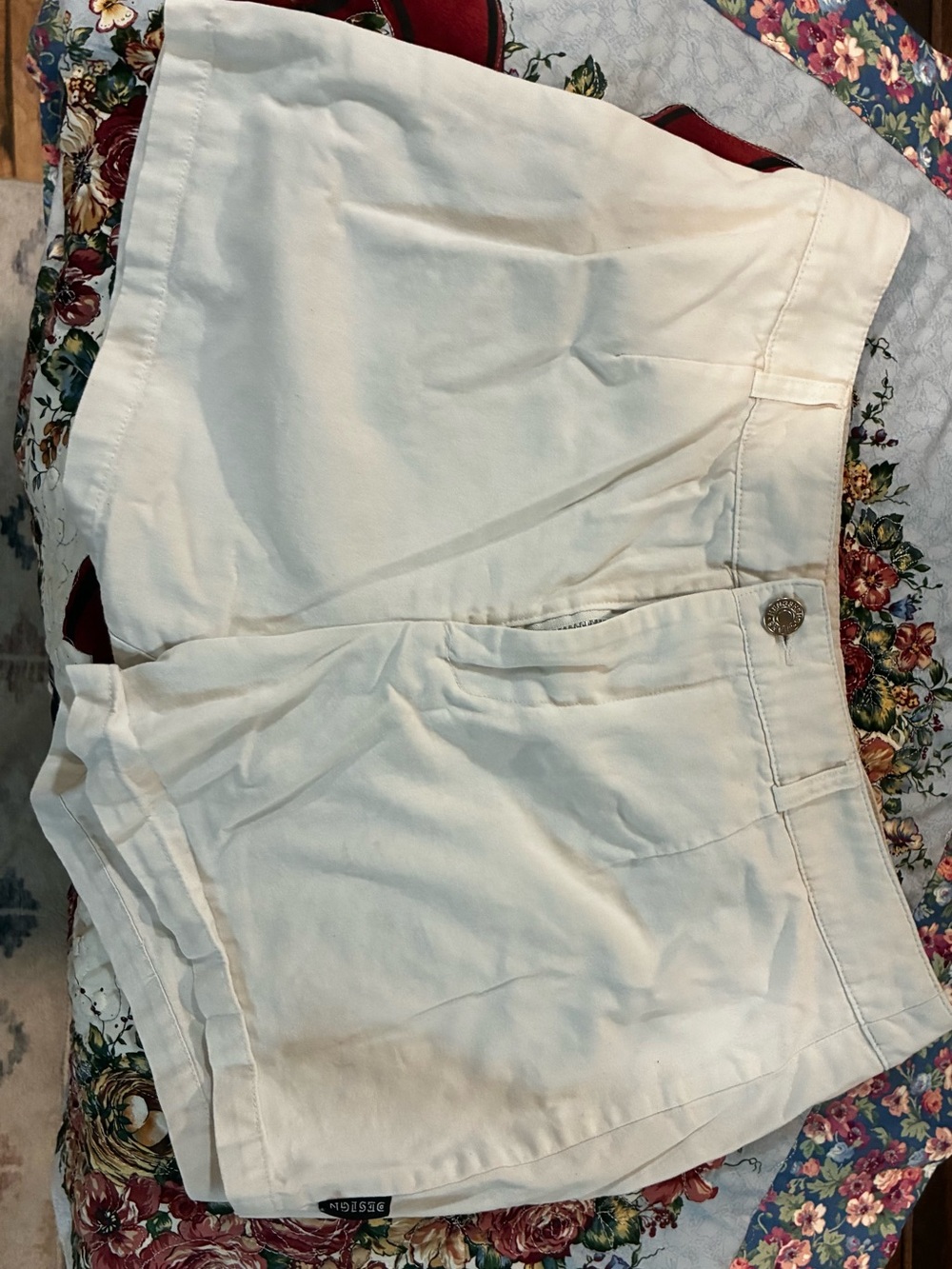 SHEIN Women's High Waist White Casual Shorts
